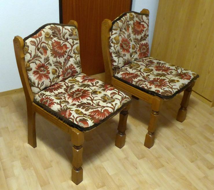2 Massivholzstühle Eiche P43 - Stühle & Sitzbänke - Bild 1