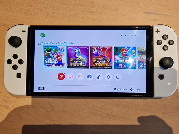 Nintendo Switch Oled Weiß - Weitere Konsolen & Controller - Bild 8