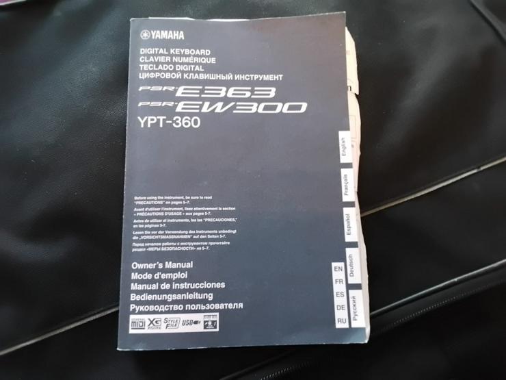 Bild 2: Yamaha PSR E363 Einsteiger-Keyboard sehr gut Erhalten