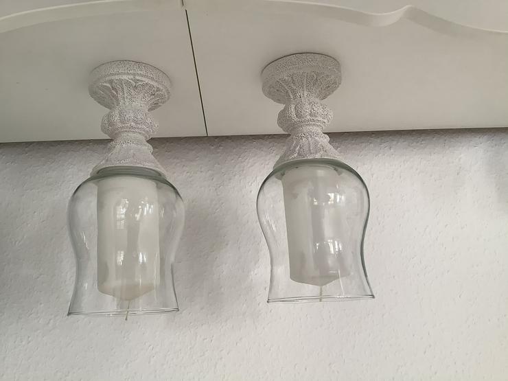 2 schöne Windlichter mit Glaszylinder