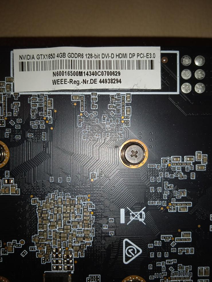 Bild 1: NVIDIA GTX 1650 4GB Grafikkarte