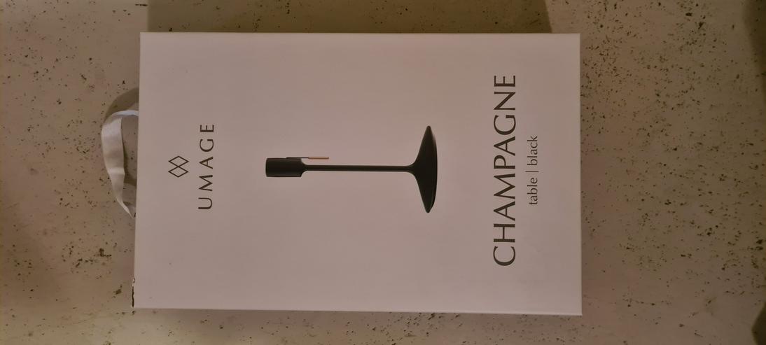 Bild 2: Designlampe Umage Champagne/Santé (Stativ) schwarz + USB
