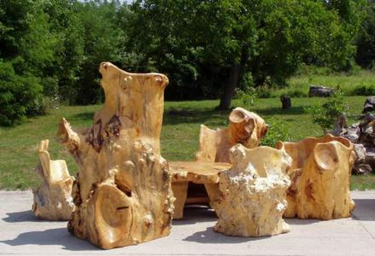 Rustikale Holzgarnitur, wunderschön - Garnituren - Bild 1