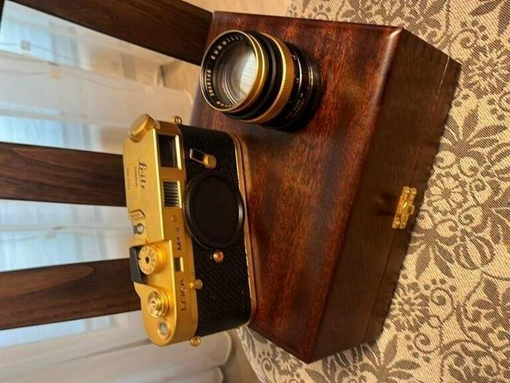 Leica M4-2 Gold + Summilux 1,4-50 Gold - Digitale Spiegelreflexkameras - Bild 2