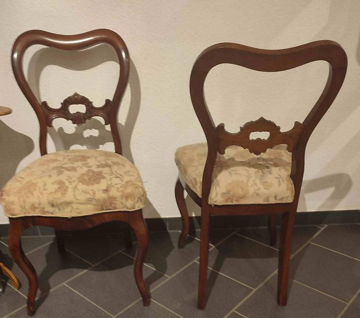6 original antike Louis Philippe Stühle  - Stühle, Bänke & Sitzmöbel - Bild 3