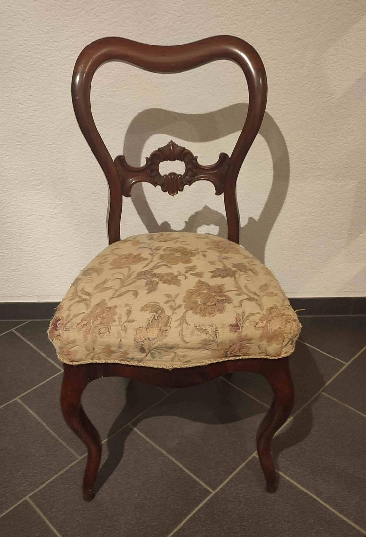 6 original antike Louis Philippe Stühle  - Stühle, Bänke & Sitzmöbel - Bild 1