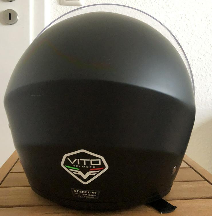 Motorradhelm schwarz  - Helme - Bild 2