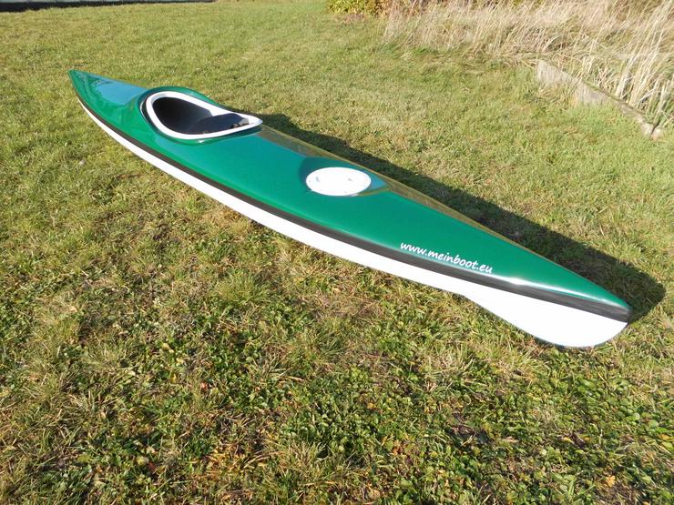 Kajak 1er 450 Neu ! in grün /weiß - Kanus, Ruderboote & Paddel - Bild 3