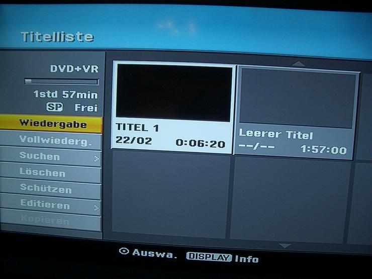 Bild 15: LG RC389H VHS und DVD Kombi Recorder mit HDMI / USB