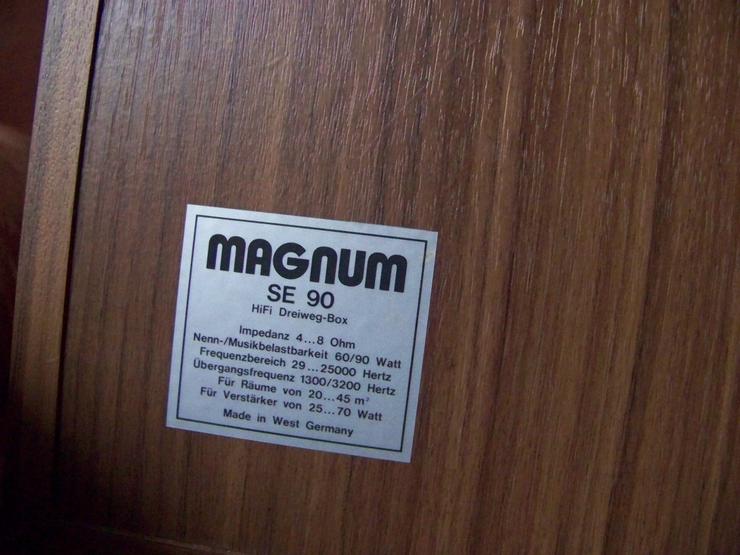 1 Paar Lautsprecherboxen Magnum SE 90 - TT defekt  - Lautsprecher - Bild 4