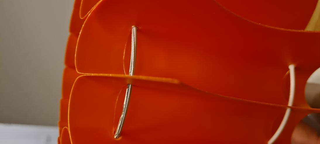 Bild 5: Space Age Tischlampe 60er/70er Orange