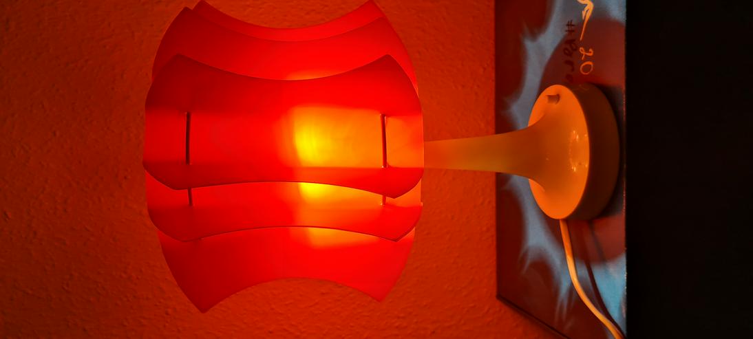 Bild 7: Space Age Tischlampe 60er/70er Orange