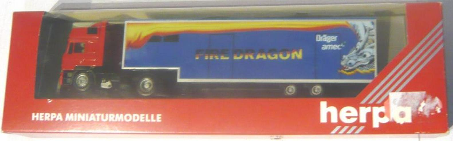 Bild 4: Herpa 1:87 LKW MAN F2000 Dräger amec "Fire Dragon" unbenutzt OVP