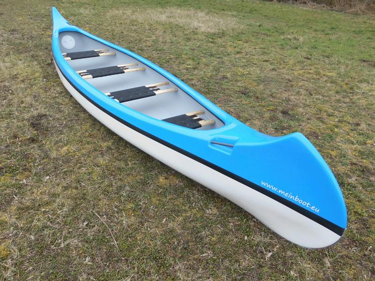 Kanu 4er Kanadier 550 Neu ! in hellblau /weiß - Kanus, Ruderboote & Paddel - Bild 3