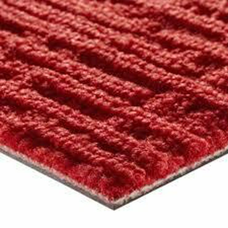 Bild 3: *SALE!! Superschöne rote Teppichfliesen mit Reliefstruktur