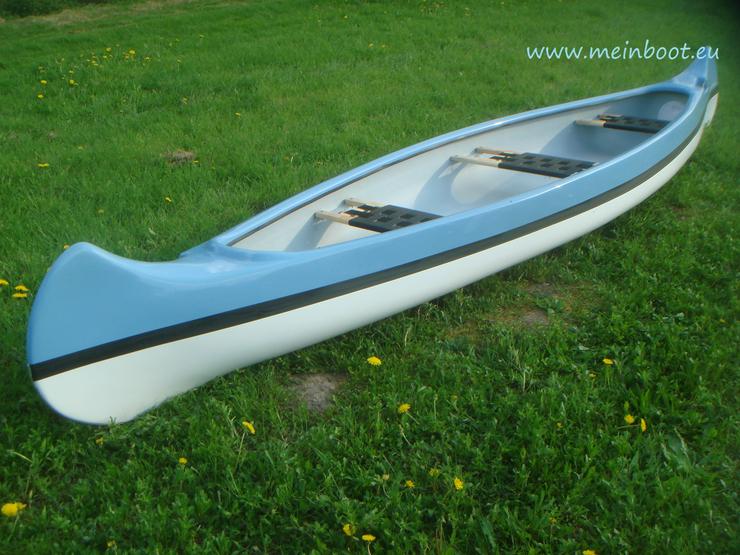 Kanu 3er Kanadier 500 Neu ! in hellblau /weiß - Kanus, Ruderboote & Paddel - Bild 1
