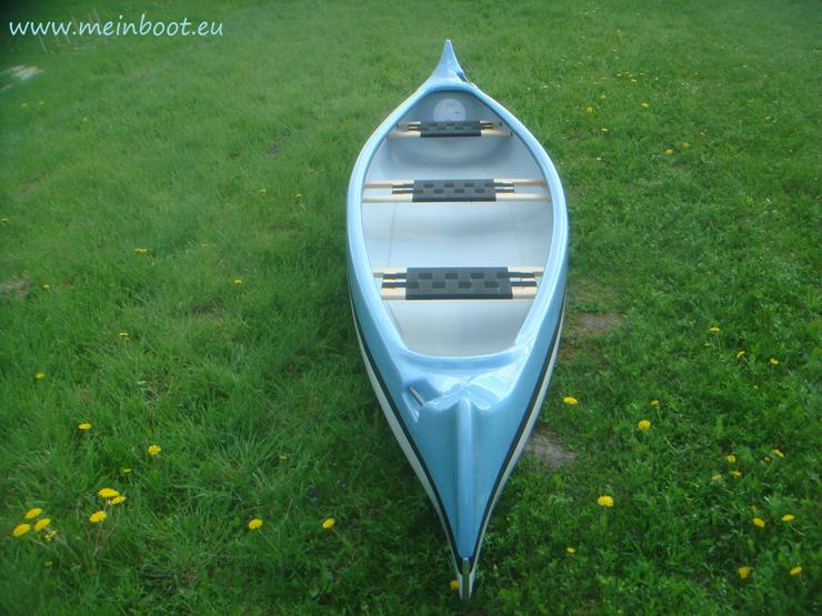 Kanu 3er Kanadier 500 Neu ! in hellblau /weiß - Kanus, Ruderboote & Paddel - Bild 2
