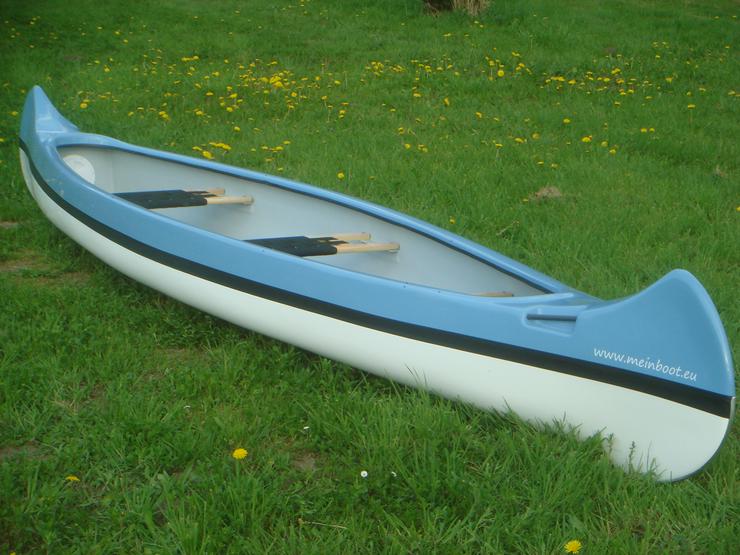 Kanu 3er Kanadier 500 Neu ! in hellblau /weiß - Kanus, Ruderboote & Paddel - Bild 5
