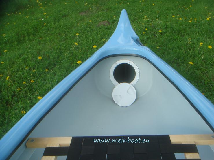 Kanu 3er Kanadier 500 Neu ! in hellblau /weiß - Kanus, Ruderboote & Paddel - Bild 4