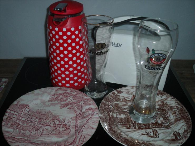 Bild 1: Rommelsbacher Sandwich ,2 Teller , Termos , 2 Bier Glas + Geschenk.