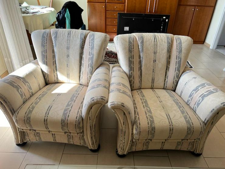 Bild 3: Couch Garnitur, Sitzgarnituren, Sofa plus 2 Sessel