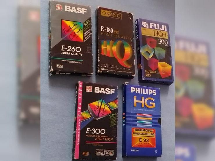 Bild 1: Video VHS Kassetten 