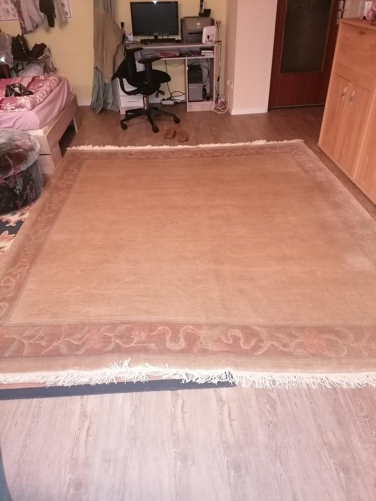 Handgeknüpfter Teppich gereinigt sehr guter Zustand