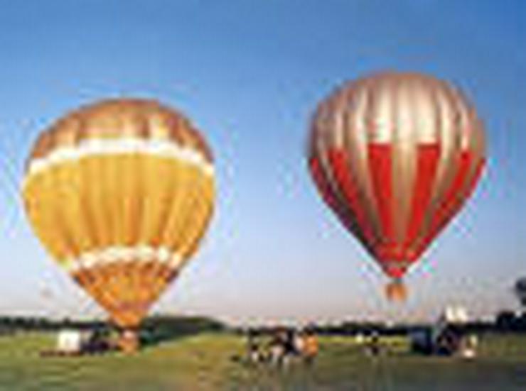 Bild 1: Brandenburg: Heißluftballon fahren