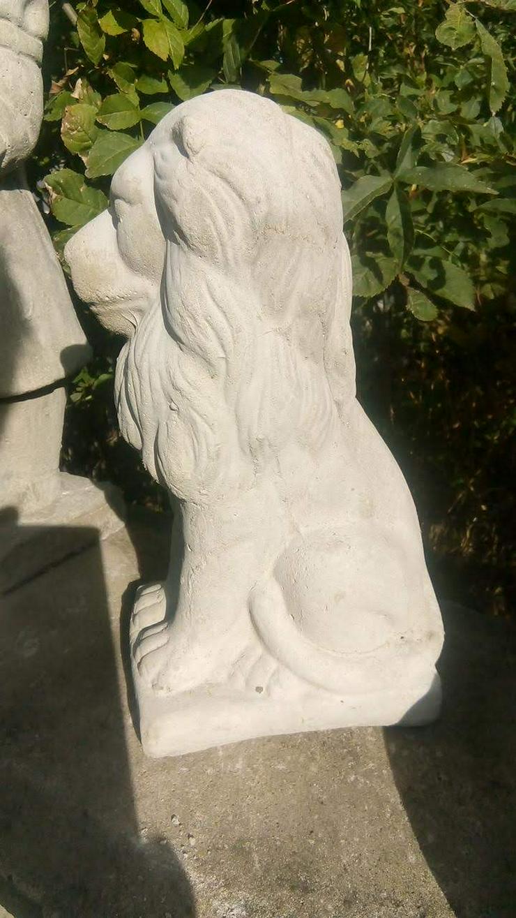 Schöne Löwen Steinfigur! Löwe aus frostfestem Steinguss! Tolle Gartendeko! - Figuren - Bild 9