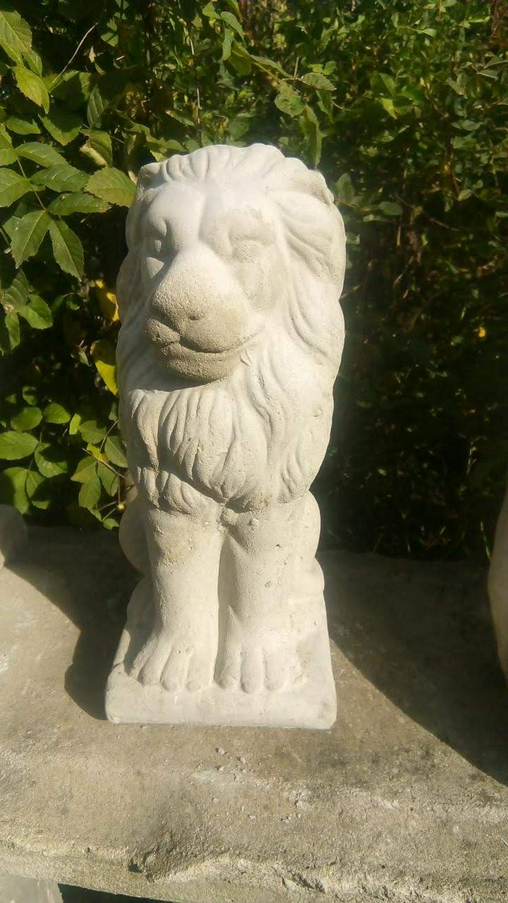 Bild 8: Schöne Löwen Steinfigur! Löwe aus frostfestem Steinguss! Tolle Gartendeko!