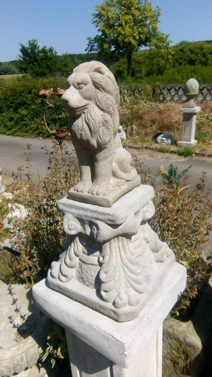 Schöne Löwen Steinfigur! Löwe aus frostfestem Steinguss! Tolle Gartendeko! - Figuren - Bild 2