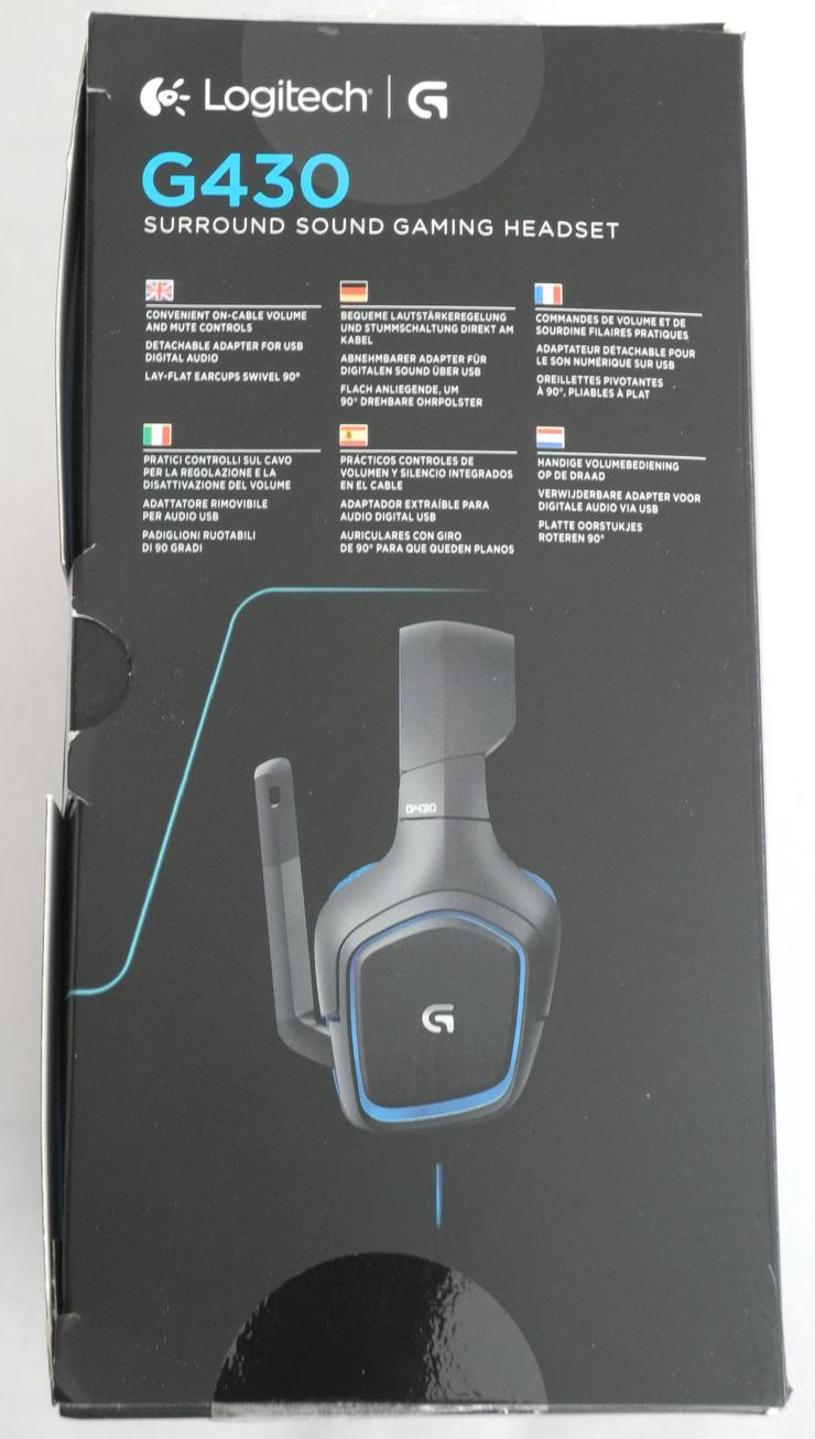 Logitech G 430 Gaming - Headset/ Schwarz Mikrofon - Kopfhörer - Bild 3