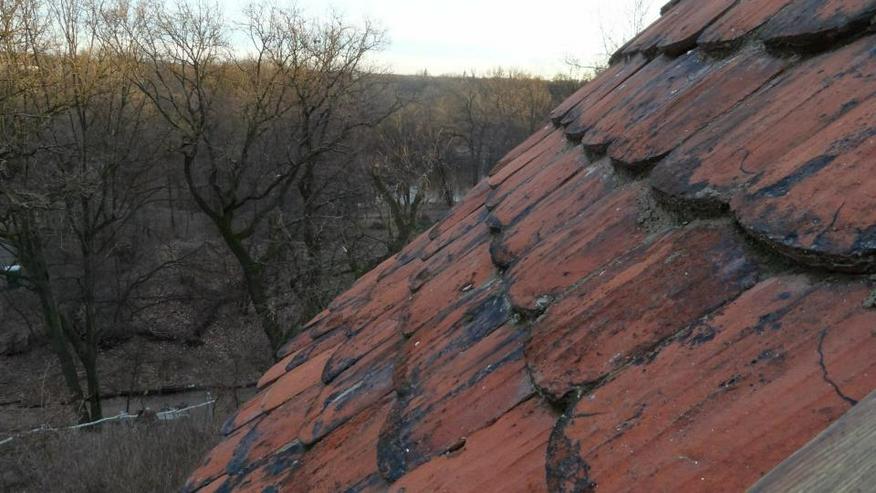 Bild 16: Alt historisch Biberschwanz Dachziegel shabby chic Schindel gebraucht ReUse Tonziegeln Dachdeckung