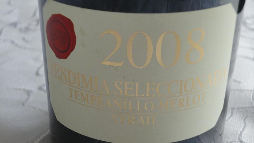 PAGO DE CIRSUS "Vendimia Seleccionada" Bodegas Inaki Nunez 2008 Goldmedaille - Wein aus Spanien - Bild 6