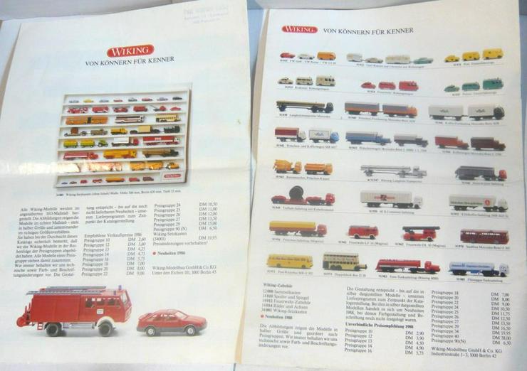 Wiking Programm 1986 und 1988 - Modellautos & Nutzfahrzeuge - Bild 5