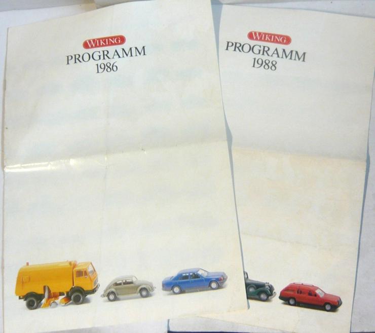 Wiking Programm 1986 und 1988 - Modellautos & Nutzfahrzeuge - Bild 1