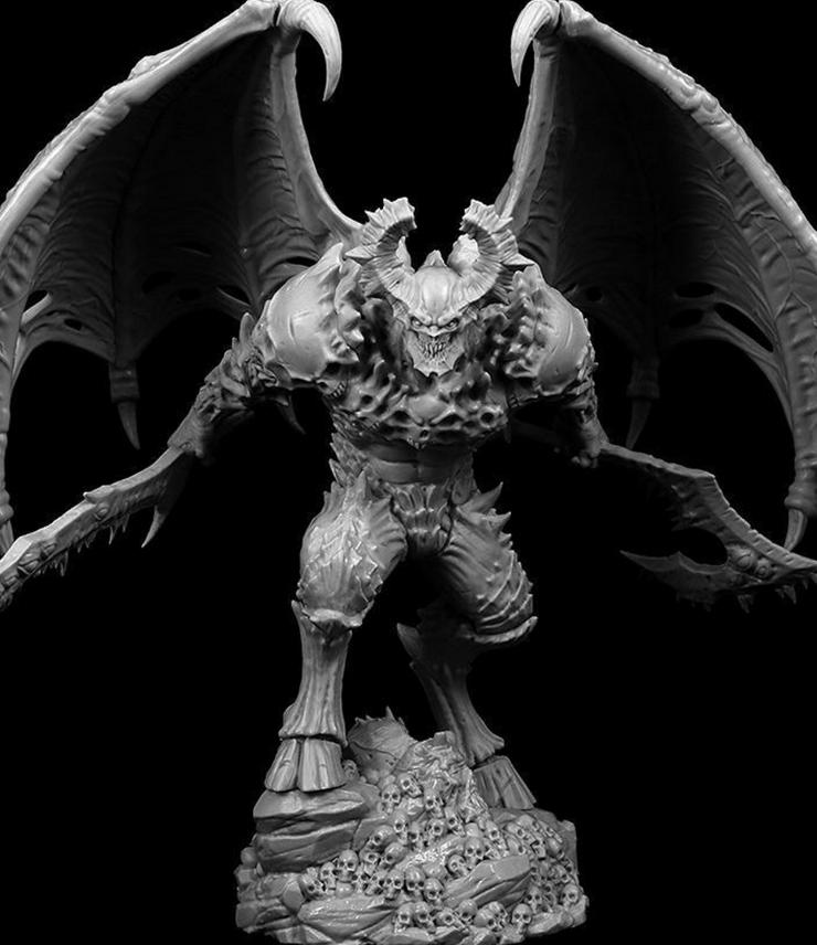 Lord of Slaughter Proxy für Bloodthirster Daemon Prince Warhammer DnD Tabletop Wargaming - Weitere - Bild 1