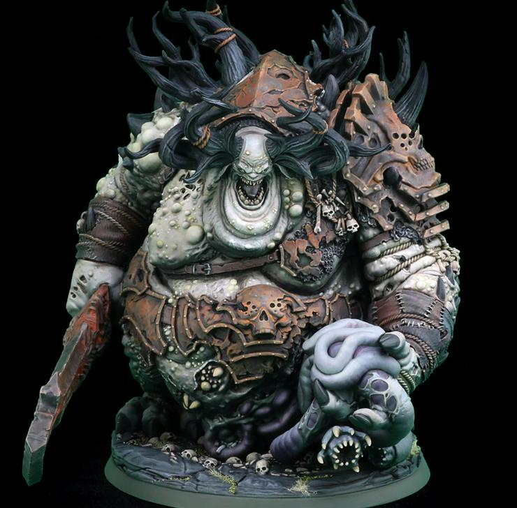 King of Ruin Proxy für Great Unclean One Rotigus Resin Modell Warhammer DnD Tabletop Wargaming