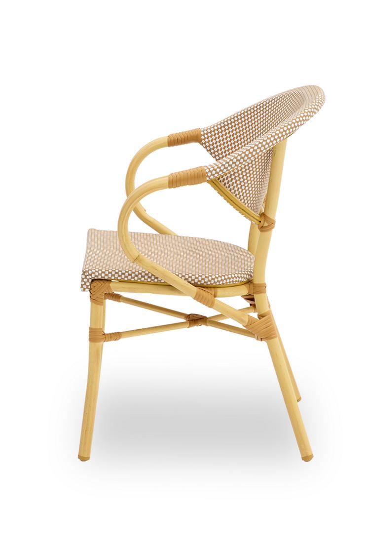 Technorattan-Stühl CAMILLO beige - Stühle - Bild 3