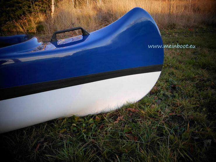 Kanu 3er Heckspiegel-Kanadier 420 Neu ! in blau /weiß - Kanus, Ruderboote & Paddel - Bild 5