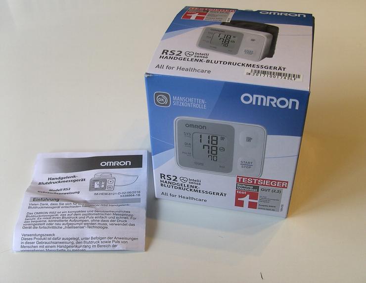 Handgelenk-Blutdruckmessgerät Omron RS2 - Messgeräte - Bild 2