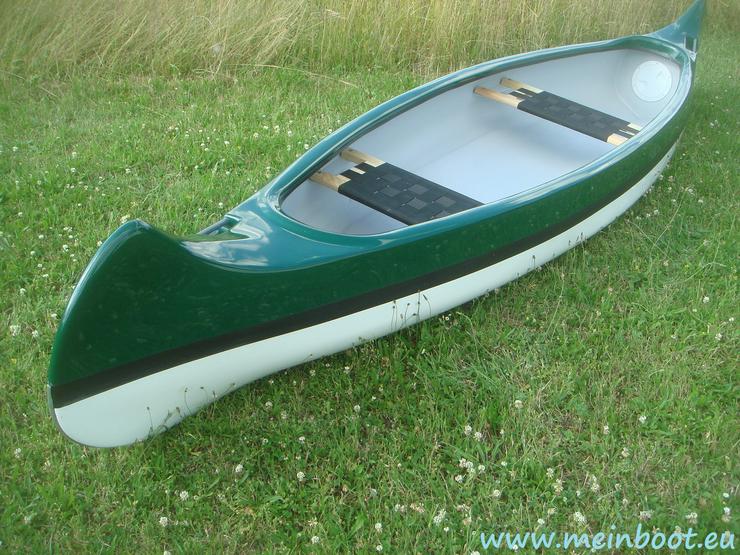 Kanu 2er Kanadier 420 Neu ! in grün /weiß - Kanus, Ruderboote & Paddel - Bild 1