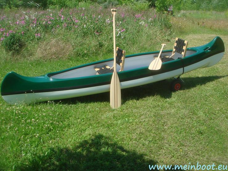 Kanu 2er Kanadier 420 Neu ! in grün /weiß - Kanus, Ruderboote & Paddel - Bild 8