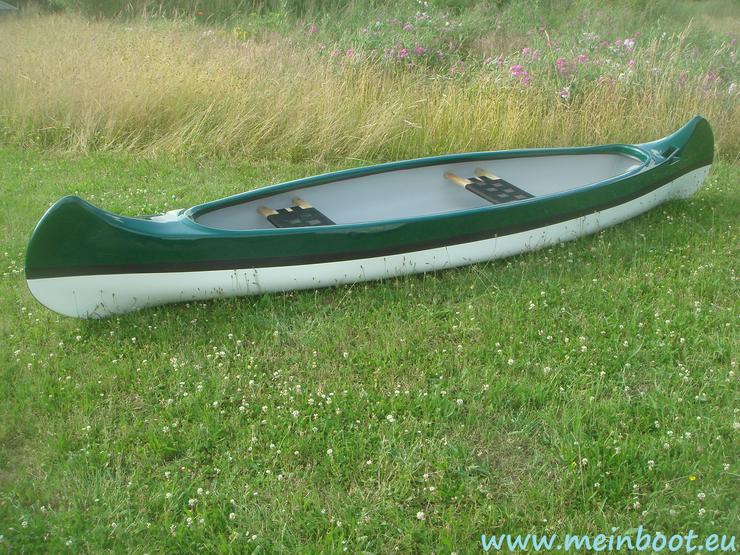 Kanu 2er Kanadier 420 Neu ! in grün /weiß - Kanus, Ruderboote & Paddel - Bild 2