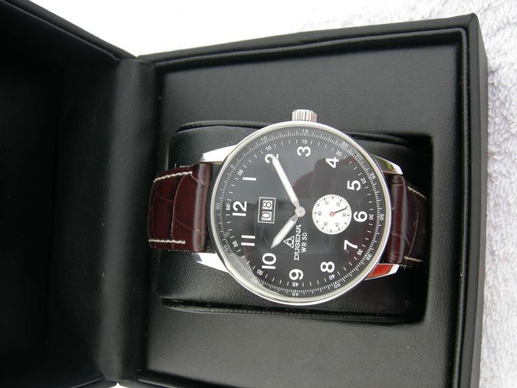 Bild 2: DUGENA Herren-Armbanduhr Quarz Big Date privat zu verkaufen