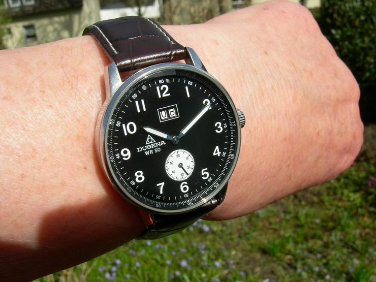 DUGENA Herren-Armbanduhr Quarz Big Date privat zu verkaufen