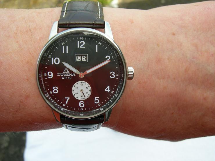 Bild 12: DUGENA Herren-Armbanduhr Quarz Big Date privat zu verkaufen