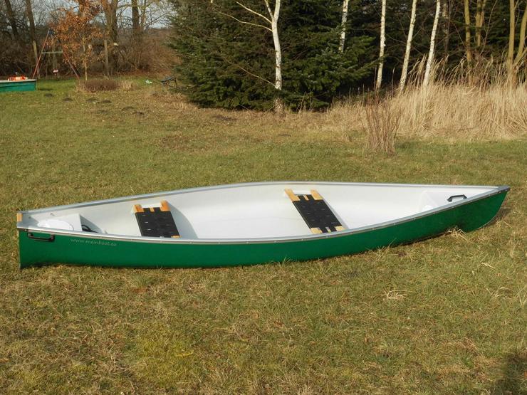 Kanu 2er Heckspiegel-Kanadier 390 Neu ! in grün - Kanus, Ruderboote & Paddel - Bild 2