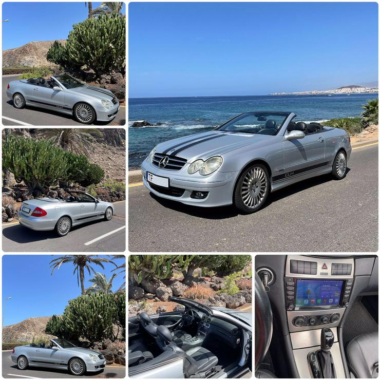Autovermietung Teneriffa Tenerife Mercedes CLK Cabrio Automatic - Mieten Rent Car Hire - Auto & PKW - Bild 2