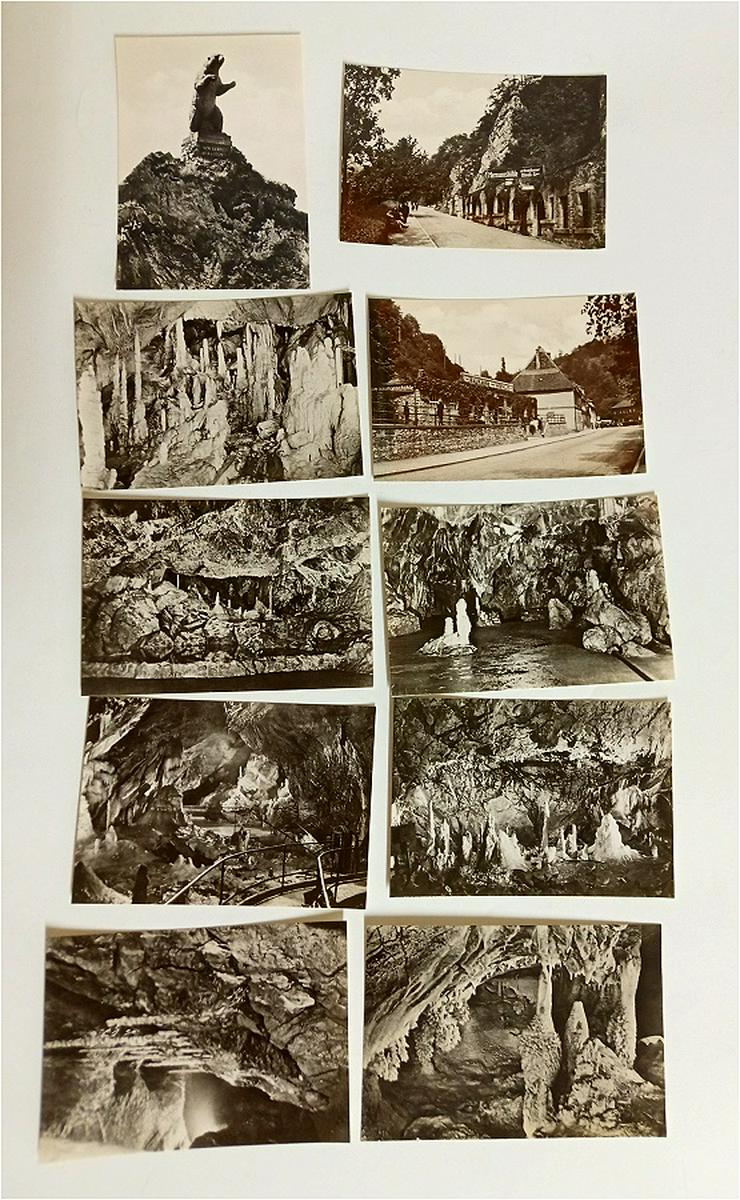 Bild 3: Alte Bilder der Sächsischen Schweiz und Rübeland Höhlen